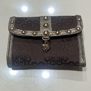 Kathy van eland tri fold wallet new